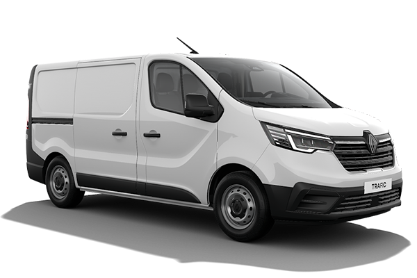 Vue latérale du fourgon RENAULT TRAFIC VAN E-TECH - 2023 – modèle utilitaire aménageable